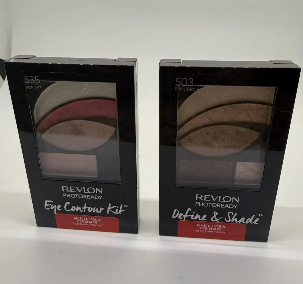 Revlon PhotoReady Eye Contour Kit 535 Pop Art, 503 Pink Brown Eyeshadow‎ Palette